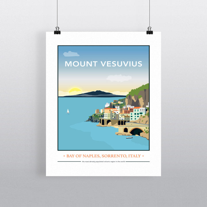 Mount Vesuvius, Italy 90x120cm Fine Art Print