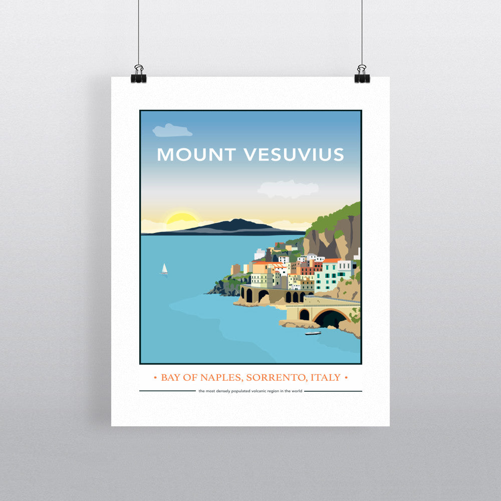 Mount Vesuvius, Italy - Art Print