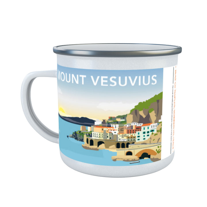 Mount Vesuvius, Italy Enamel Mug