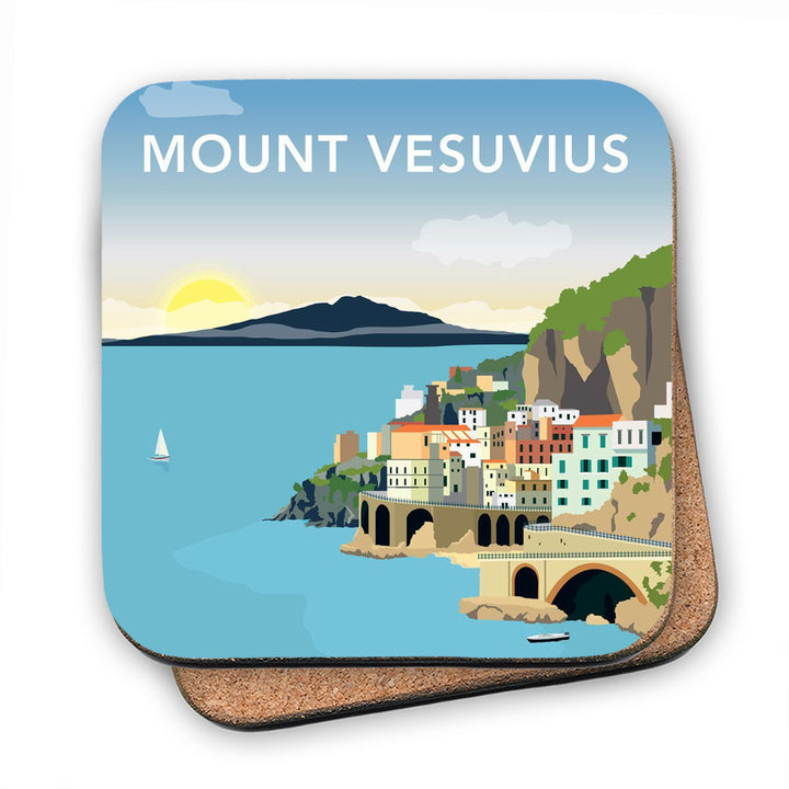 Mount Vesuvius, Italy MDF Coaster