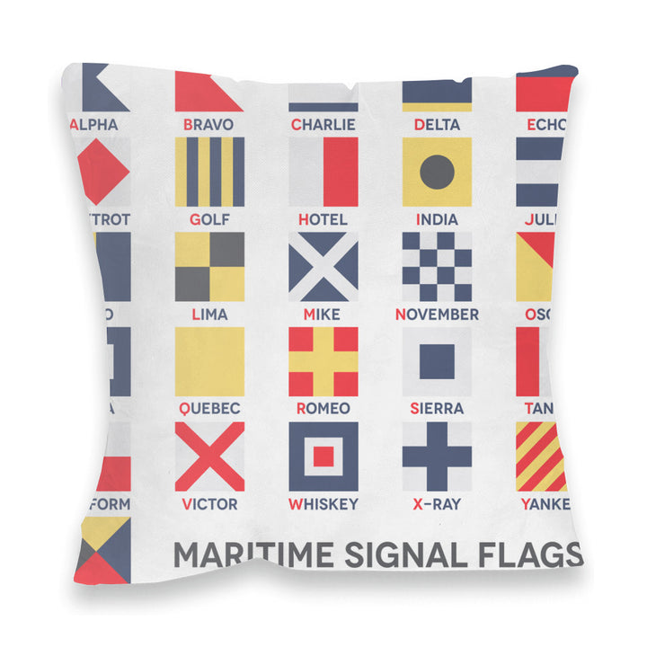 The International Maritime Signal Flags, Fibre Filled Cushion