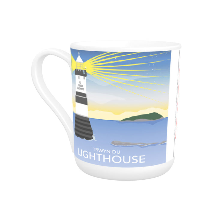 Trwyn Du Lighthouse, Isle of Anglesey Bone China Mug