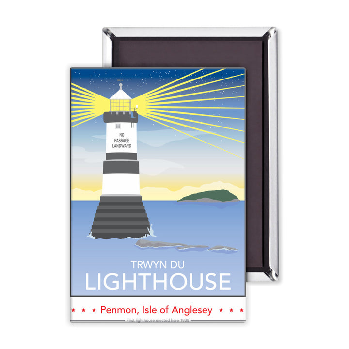 Trwyn Du Lighthouse, Isle of Anglesey Magnet