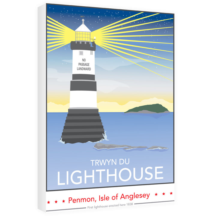 Trwyn Du Lighthouse, Isle of Anglesey 60cm x 80cm Canvas
