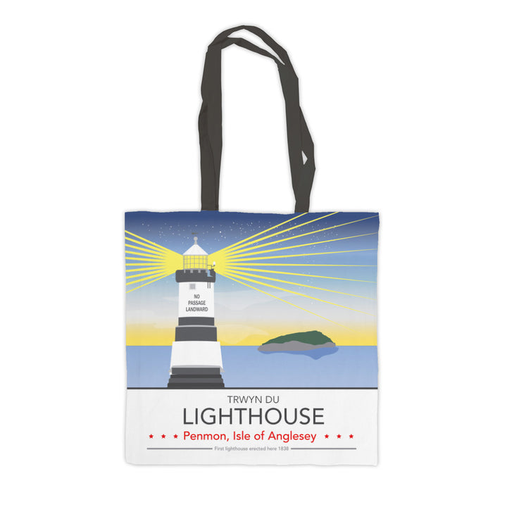 Trwyn Du Lighthouse, Isle of Anglesey Premium Tote Bag