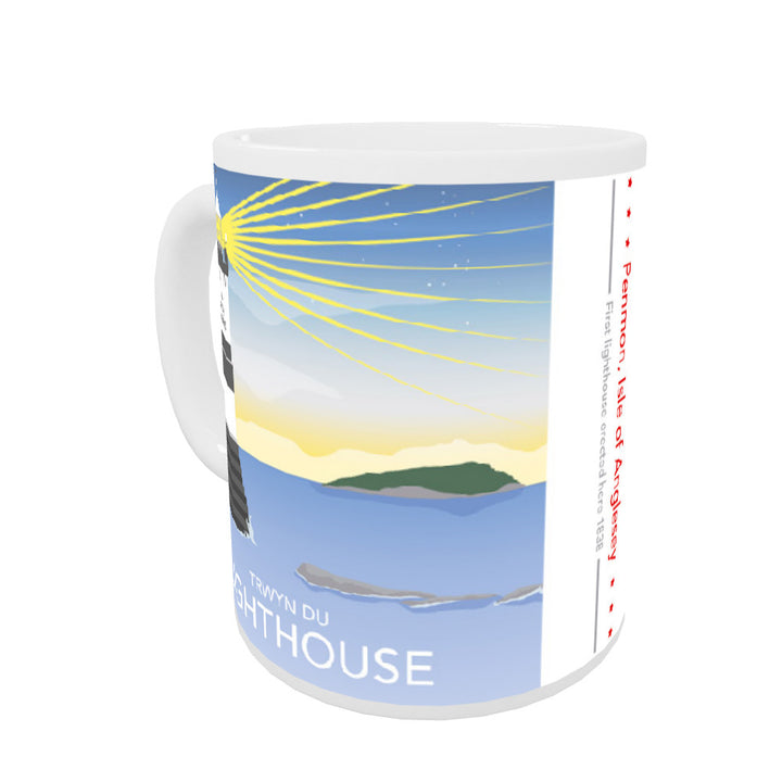 Trwyn Du Lighthouse, Isle of Anglesey Coloured Insert Mug