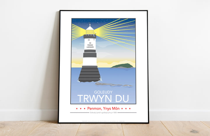 Goleudy Trwyn Du, Isle of Anglesey - Art Print