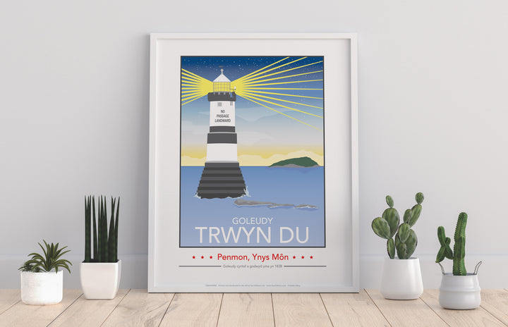 Goleudy Trwyn Du, Isle of Anglesey - Art Print