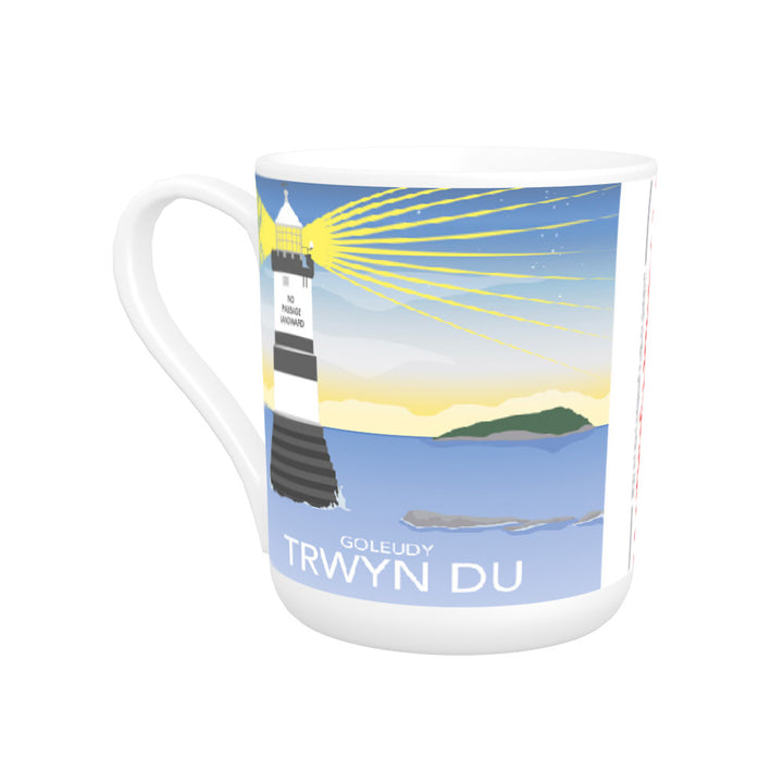 Goleudy Trwyn Du, Isle of Anglesey Bone China Mug