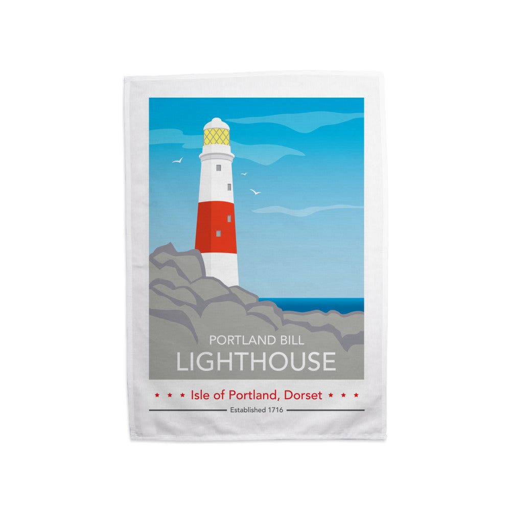 Portland Bill, Portland, Dorset Tea Towel