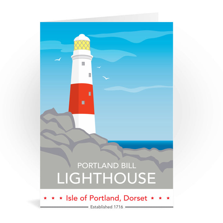 Portland Bill, Portland, Dorset Greeting Card 7x5