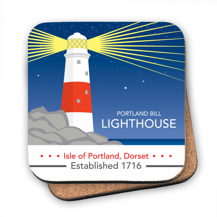 Portland Bill, Portland, Dorset MDF Coaster