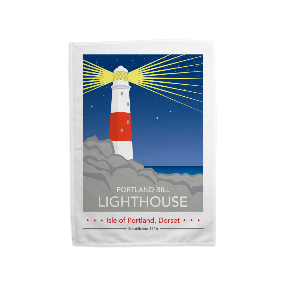 Portland Bill, Portland, Dorset Tea Towel