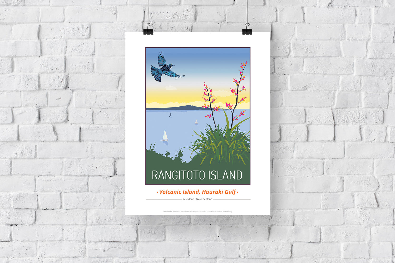 Rangitoto Island, Auckland, New Zealand - Art Print