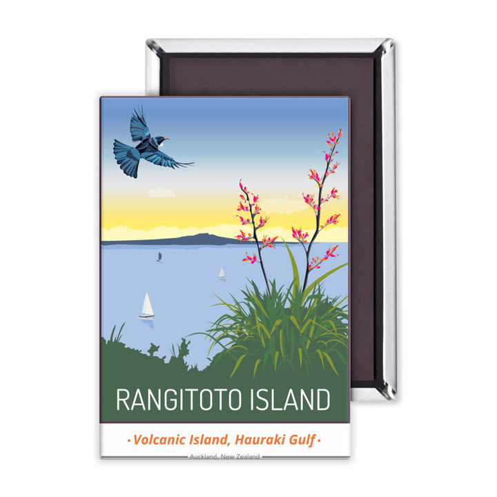 Rangitoto Island, Auckland, New Zealand Magnet