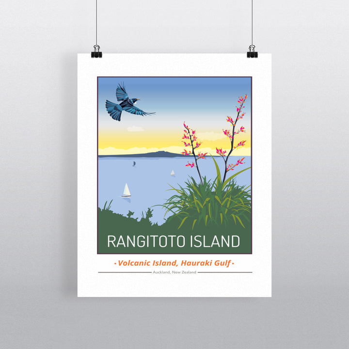 Rangitoto Island, Auckland, New Zealand 90x120cm Fine Art Print