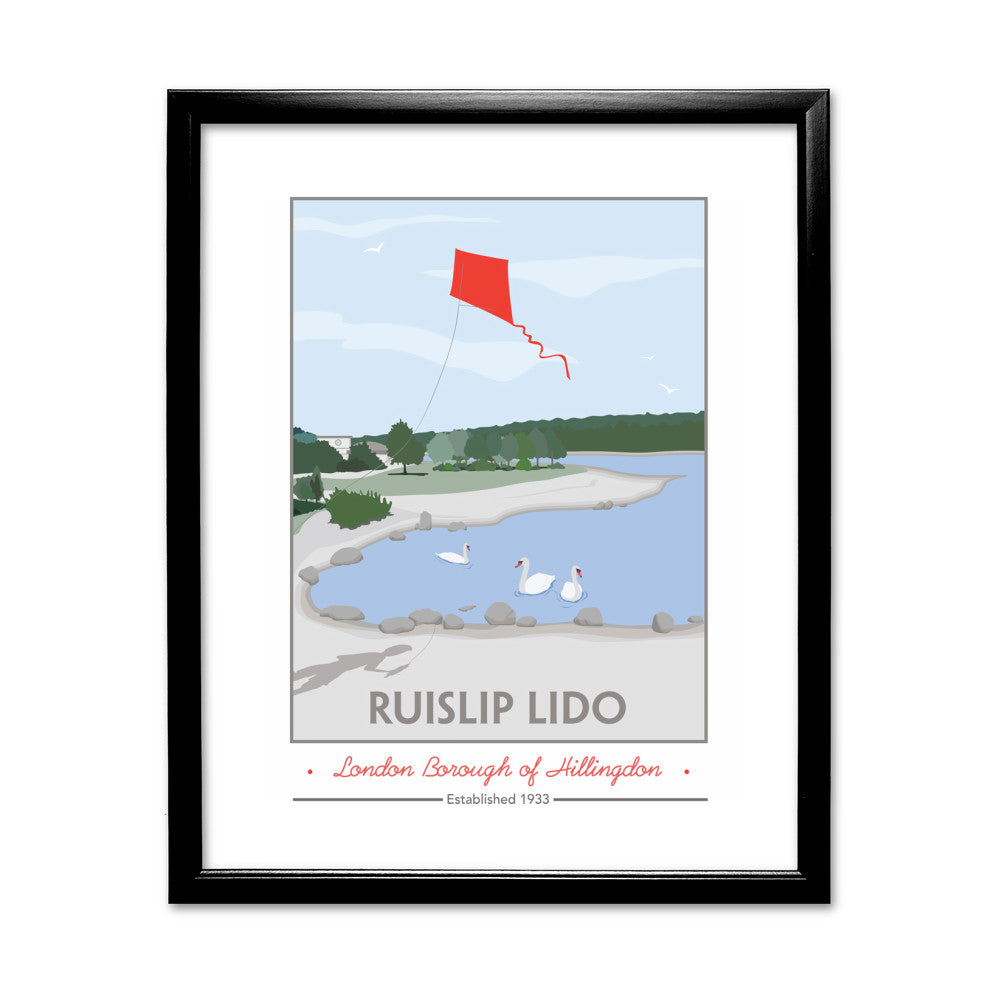 Ruislip Lido, Middlesex - Art Print