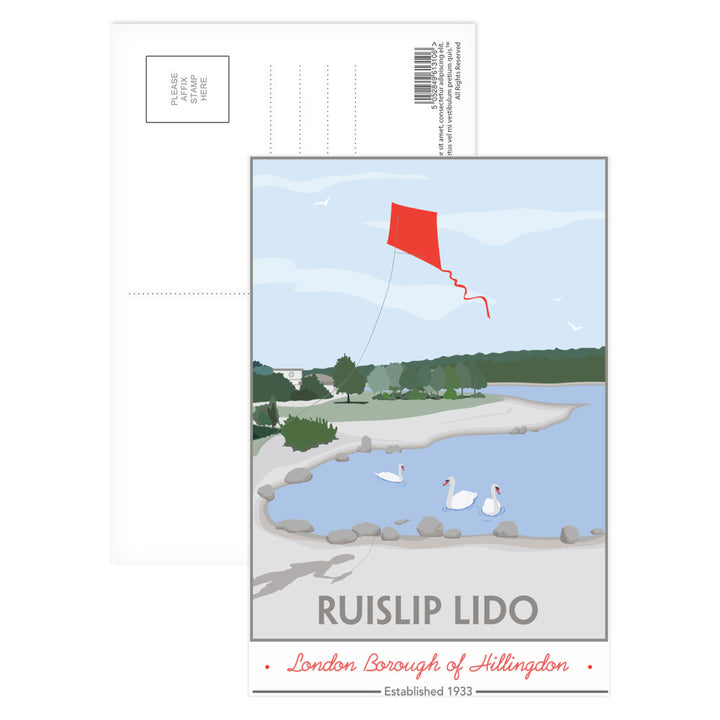 Ruislip Lido, Middlesex Postcard Pack
