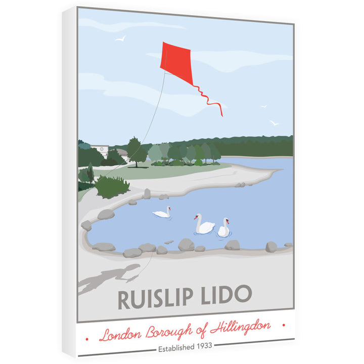 Ruislip Lido, Middlesex 60cm x 80cm Canvas