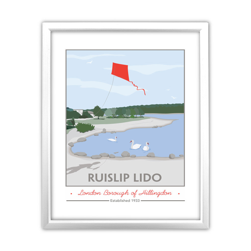 Ruislip Lido, Middlesex - Art Print