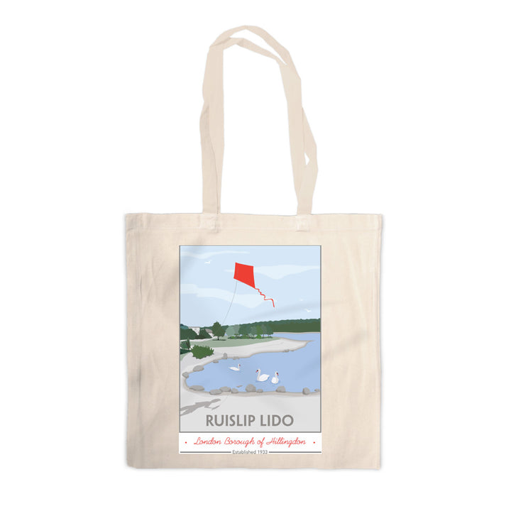 Ruislip Lido, Middlesex Canvas Tote Bag