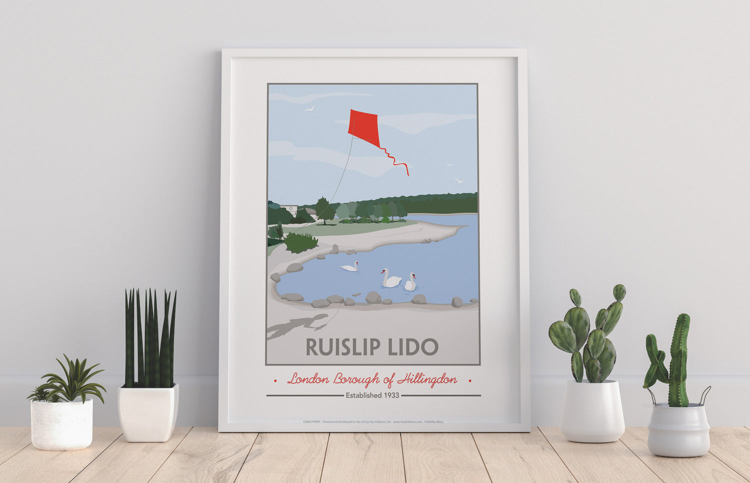 Ruislip Lido, Middlesex - Art Print