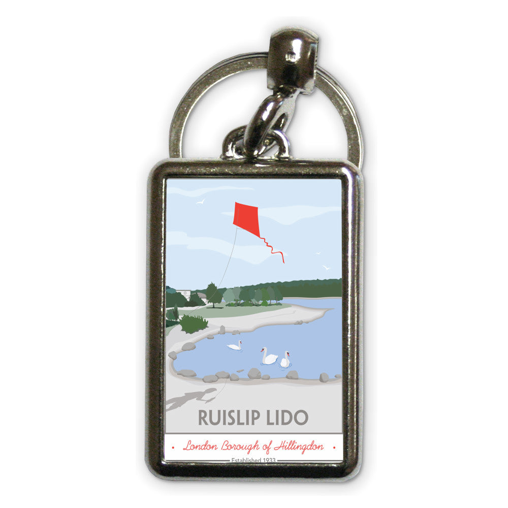 Ruislip Lido, Middlesex Metal Keyring