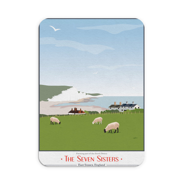 The Seven Sisters, East Sussex Mouse mat