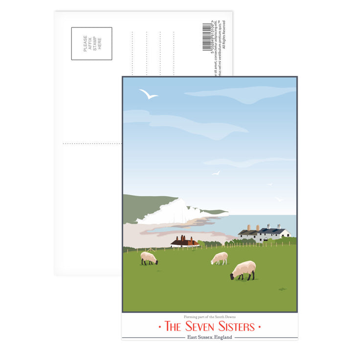 The Seven Sisters, East Sussex Postcard Pack
