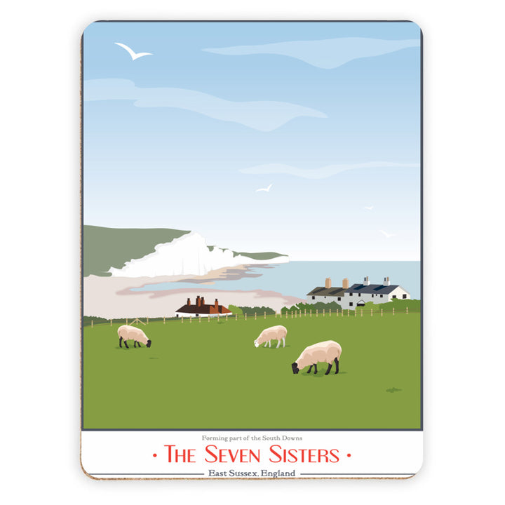 The Seven Sisters, East Sussex Placemat