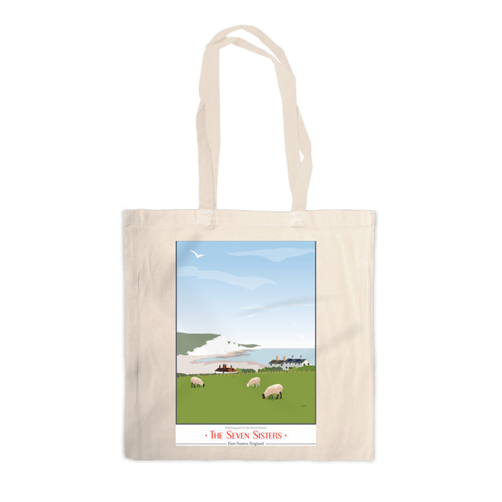 The Seven Sisters, East Sussex Canvas Tote Bag