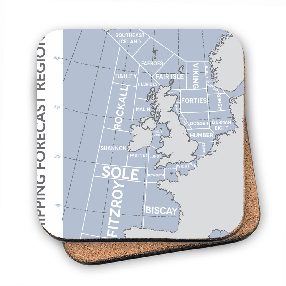 The Shipping Forecast Regions, MDF Coaster