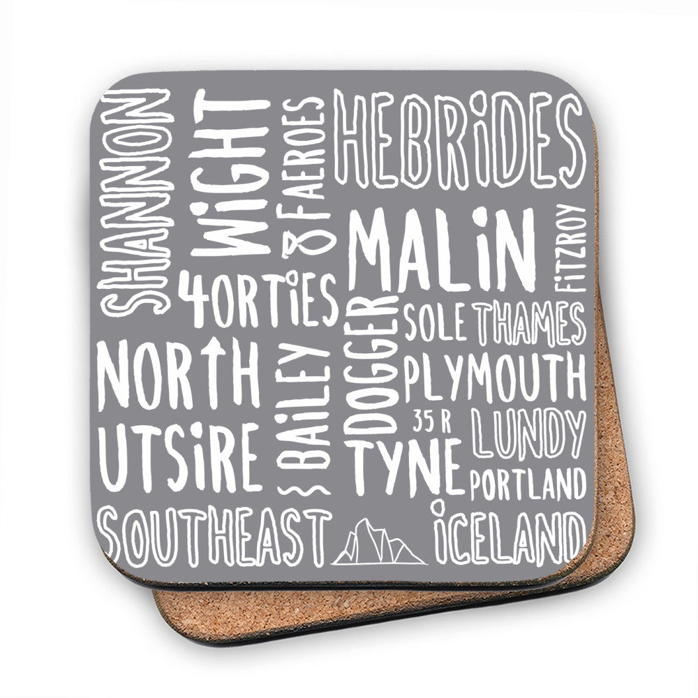 The Shipping Forecast Regions, MDF Coaster