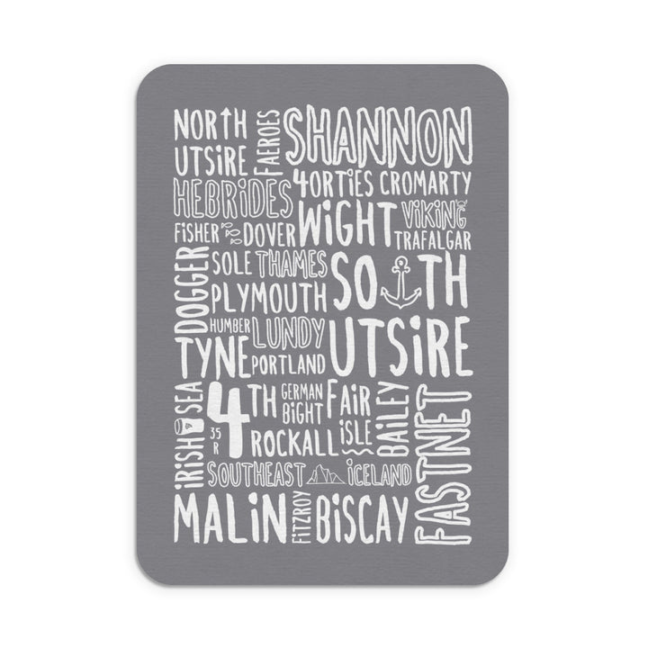 The Shipping Forecast Regions, Mouse mat