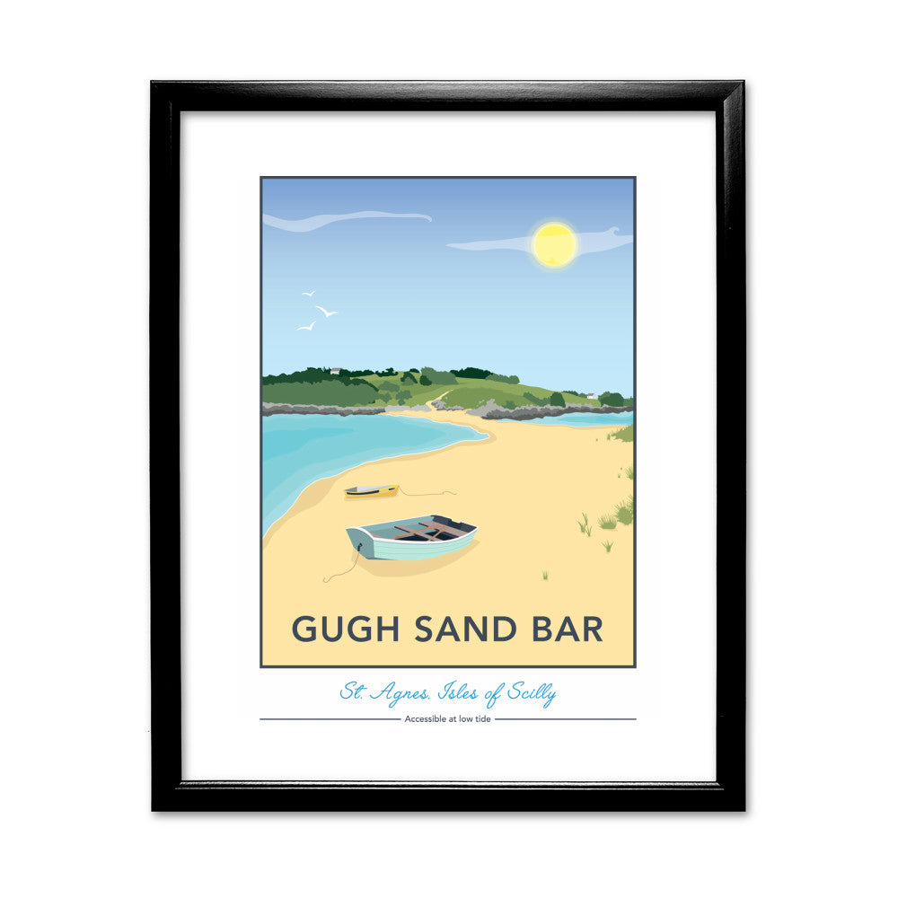 Gugh Sand Bar, St Agnes, Isles of Scilly - Art Print