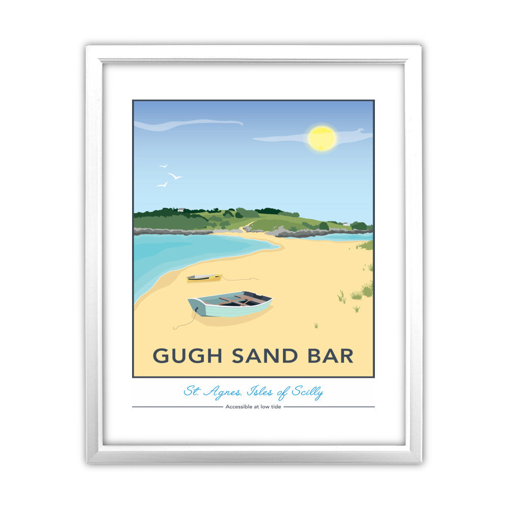 Gugh Sand Bar, St Agnes, Isles of Scilly - Art Print
