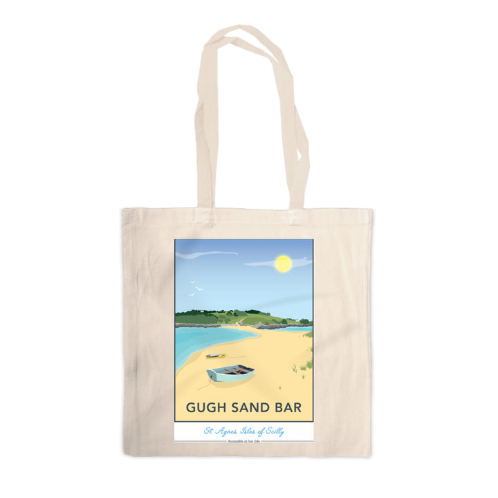Gugh Sand Bar, St Agnes, Isles of Scilly Canvas Tote Bag