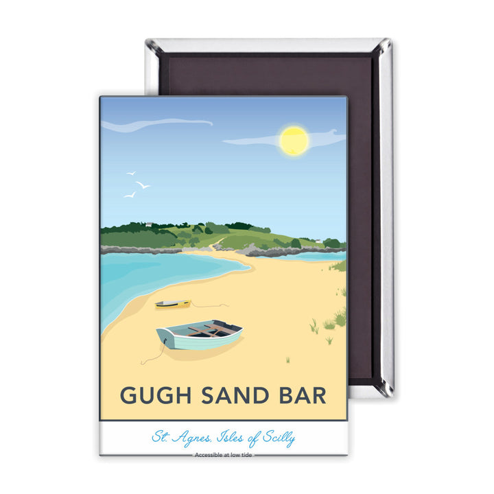 Gugh Sand Bar, St Agnes, Isles of Scilly Magnet