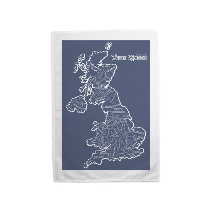 The Counties of the United Kingdom, Tea Towel