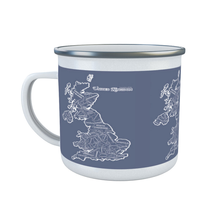 The Counties of the United Kingdom, Enamel Mug