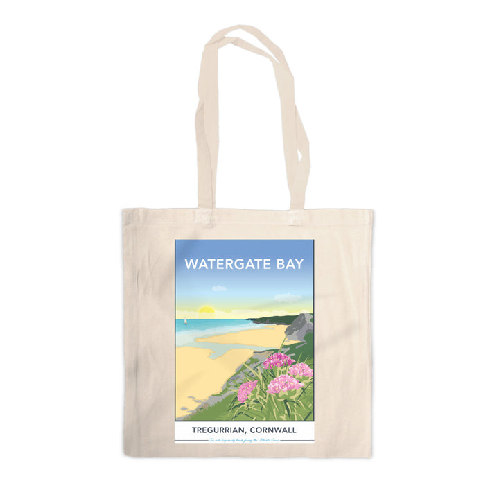 Watergate Bay, Tregurrian, Cornwall Canvas Tote Bag