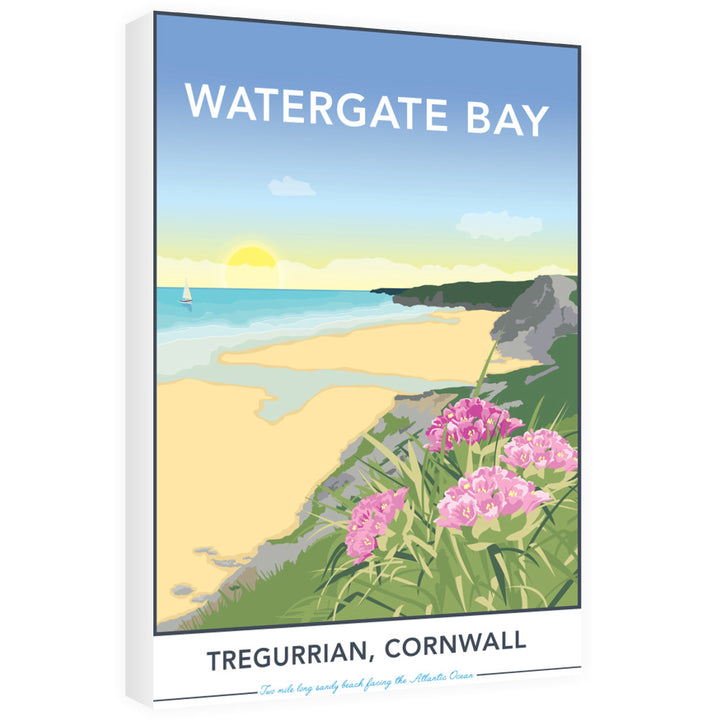Watergate Bay, Tregurrian, Cornwall 60cm x 80cm Canvas