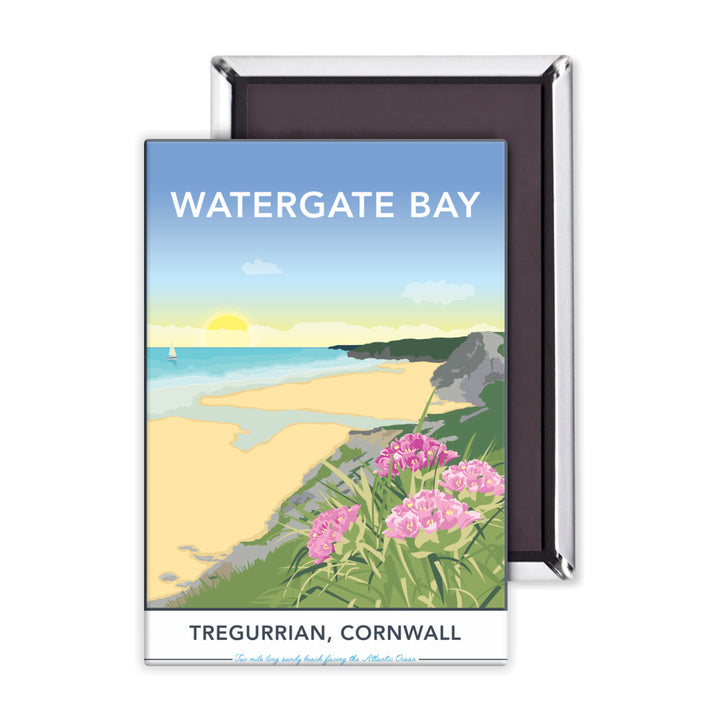 Watergate Bay, Tregurrian, Cornwall Magnet