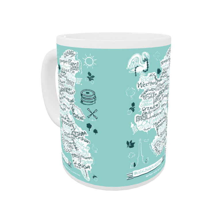 County Map of Buckinghamshire, Mug