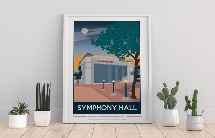 The Symphony Hall, Birmingham - Art Print