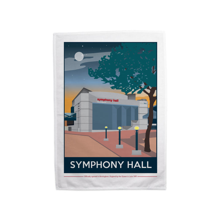 The Symphony Hall, Birmingham Tea Towel