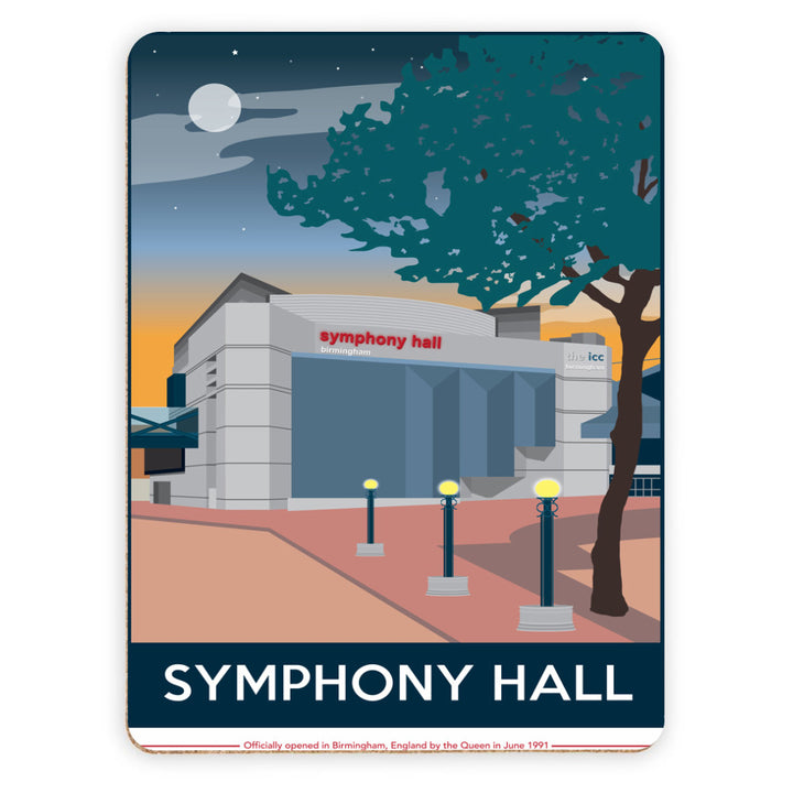 The Symphony Hall, Birmingham Placemat