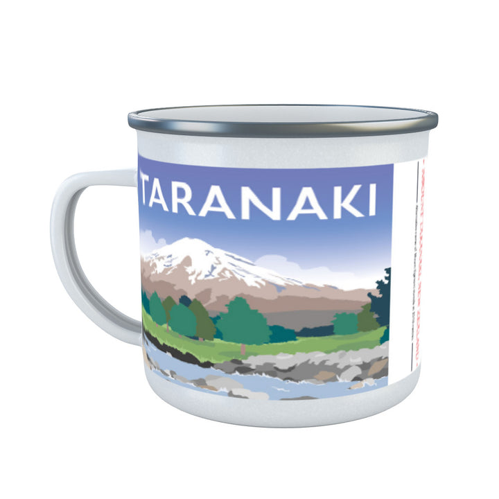 Mount Taranaki, Taranaki, New Zealand Enamel Mug