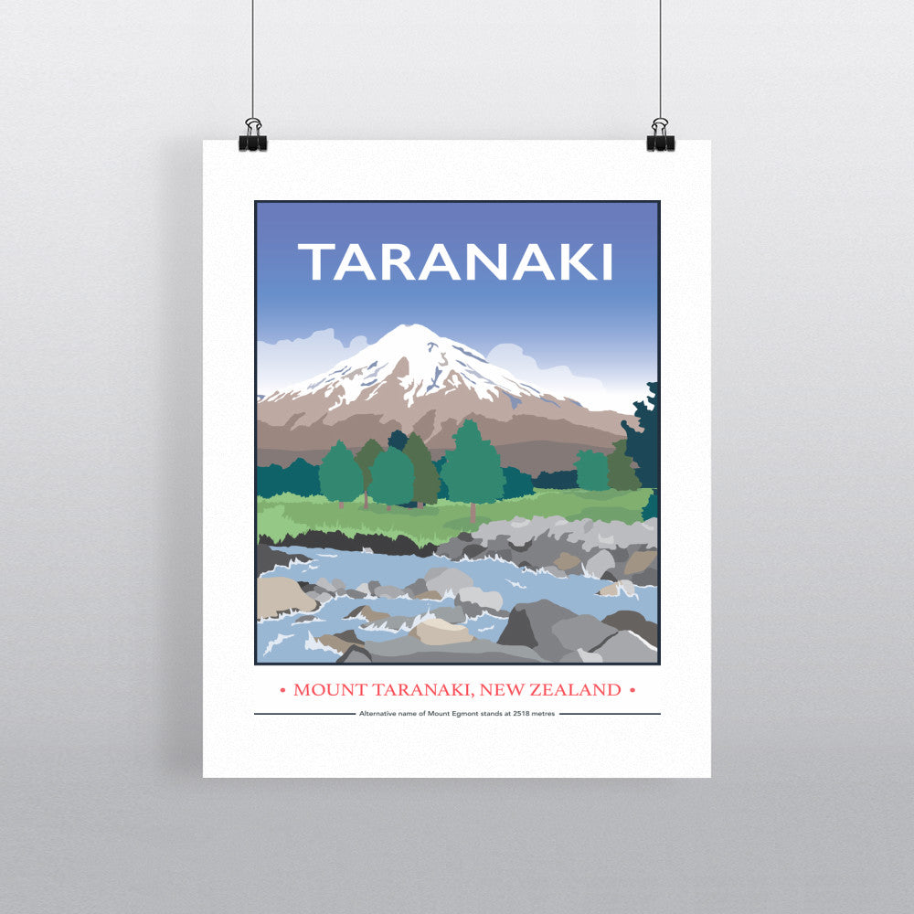 Mount Taranaki, Taranaki, New Zealand - Art Print