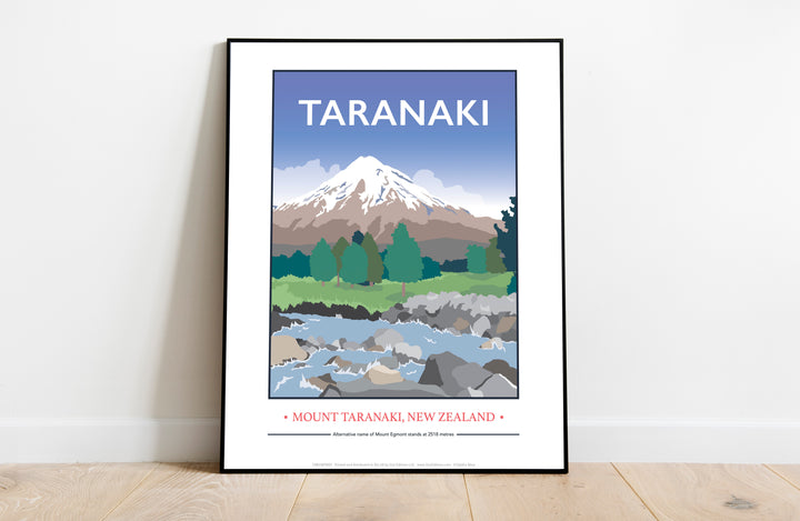 Mount Taranaki, Taranaki, New Zealand - Art Print